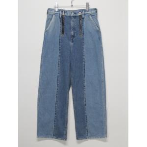 40%OFF JieDa SWITCHING ZIP DENIM PANTS INDIGO