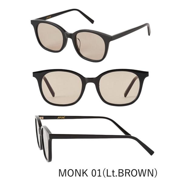 A.D.S.R. MONK 01 BLACK (Lt.BROWN) / サングラス ウェリントン