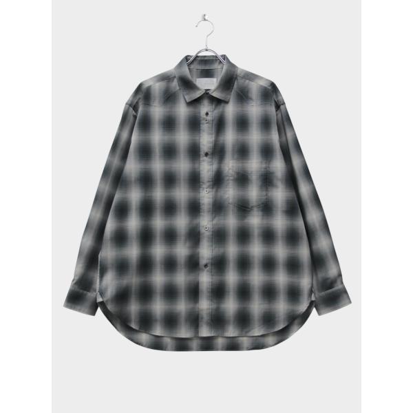 arenotis SHEER CHECK RECYCLED ORGANIC COTTON SHIRT...