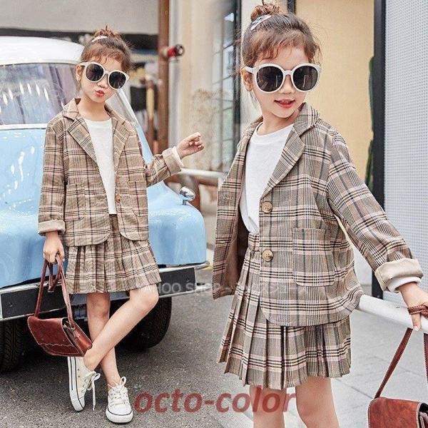 スーツ 女の子 フォーマルスーツ 女の子 スカート ブラウス 子供服 セットアップ 春服 卒園式 卒...
