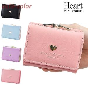 二つ折り財布 がま口 レディース 三つ折り財布 ミニ財布 がま口財布 おしゃれ かわいい がまぐち ガマ口 パステル カード収納