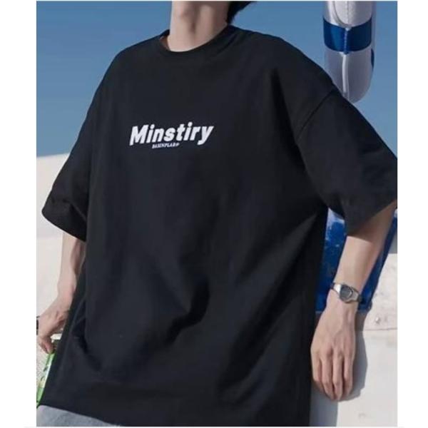 Tシャツ メンズ 半袖 ビッグシルエット オーバーサイズ ロゴプリント ゆったり おしゃれ ブランド...