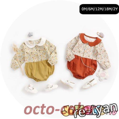 50cm/60cm/70cm/80cm/90cm  ベビーロンパース　シンプルのオールインワン　女の...