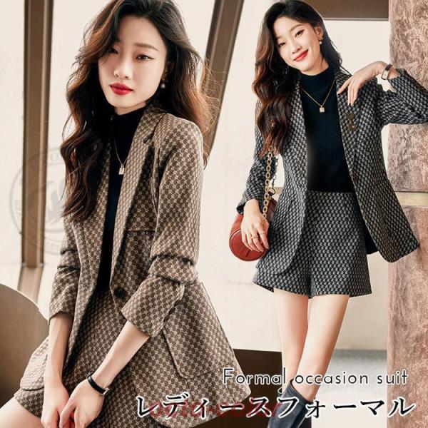 卒業式 スーツ 母 大きいサイズ パンツスーツ ママ 体型カバー 3点セット 産後 通勤 日常服 卒...