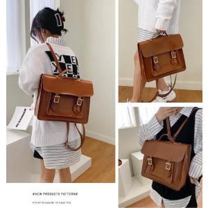 Maison de FLEUR / リセエンヌ達のサッチェルリュック 黒 I-24-07-20