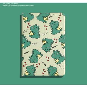 日韓風　おもしろ 可愛い アイパッドミニ 恐竜　iPad mini1/2/3/4/5 iPad2/3/4/5/6 Air1/2 iPadProケース キャラクター 可愛い レザー カバー
