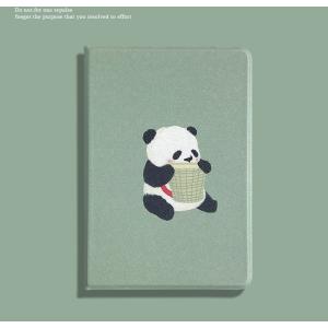 日韓風　おもしろ　シンプル　アイパッドミニ　パンダ　緑　panda　iPad mini1/2/3/4...