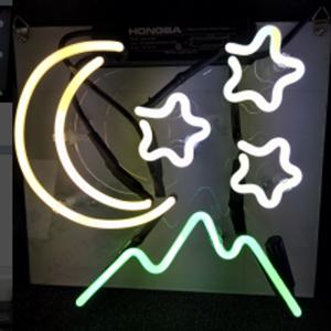 MOON ネオンサイン LED カフェ 店舗看板 インテリア装飾 オーダーメイド オーダーメイド ネオンサイン オリジナル 中華料理 LEDネオン看板 調光