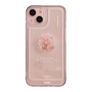 iPhone14 ケース クリア リボン iP...の詳細画像1