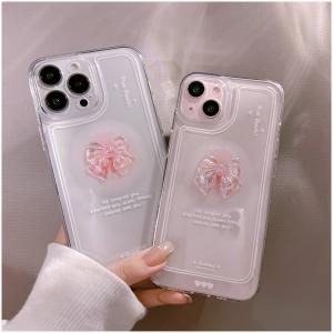 iPhone14 ケース クリア リボン iP...の詳細画像5
