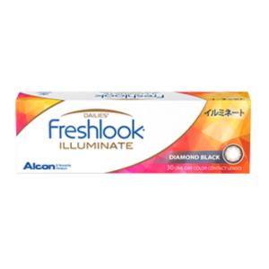 フレッシュルック デイリーズ イルミネート ダイヤモンドブラック 30枚入り 1日使い捨て 1day...