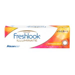 フレッシュルック デイリーズ イルミネート エスプレッソゴールド 30枚入り 1日使い捨て 1day...