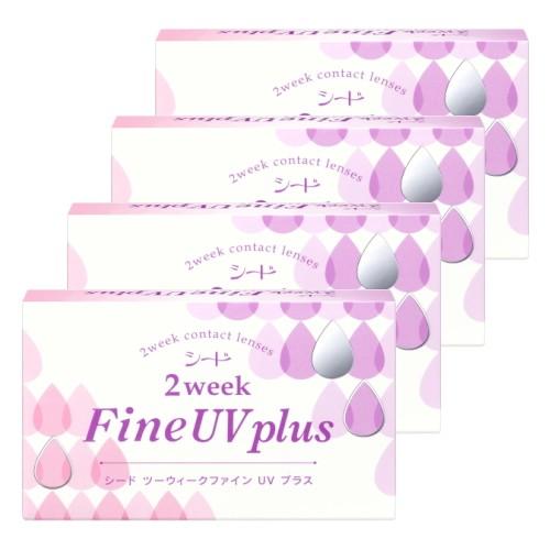 4箱セット シード 2ウィークファインuv plus SEED 2weekFine UV 6枚入 ツ...