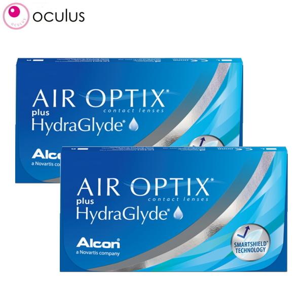 エアオプティクス プラス ハイドラグライド 2ウィーク 6枚入り 2箱 2週間使い捨て ポスト投函
