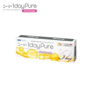 遠近両用コンタクトレンズ シード SEED ワンデーピュア マルチステージ 32枚入り 1dayPu...