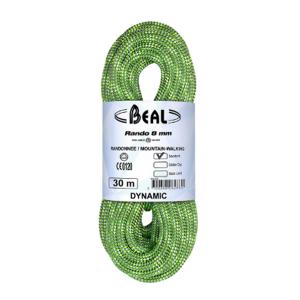 BEAL(ベアール) 8mm ランド 30m/グリーン BE11003  ロープ＆アクセサリー 登はん具 登山 クライミング用品　クイックドロー｜od-yamakei