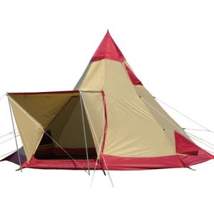 ogawa campal 小川キャンパル ピルツ15-2/8人用/レッド×サンド 10 2794 アウトドア 釣り 旅行用品 キャンプ 登山 キャンプ用テント キャンプ大型