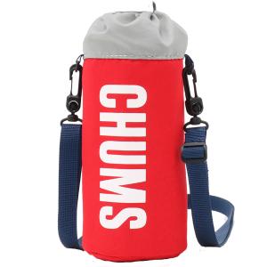 CHUMS(チャムス) Recycle CHUMS Bottle Holder/Red CH60-3290  ボトルホルダー 水筒ケース 水筒カバー ケース｜od-yamakei