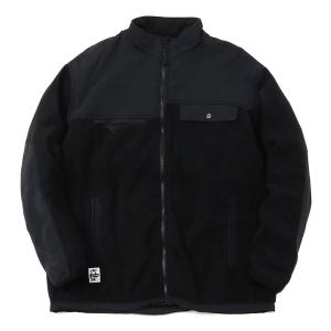 CHUMS(チャムス) Recycle Chumley Fleece Jacket／Black/Ｍ/CH04-1327  フリースジャケット男性用 コート ジャケット メンズフリースジャケット｜od-yamakei