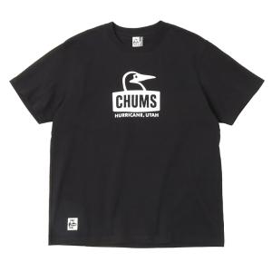 CHUMS(チャムス)Booby Face T-shirt/Black-White/XL/CH01-2278  半袖Tシャツ男性用 Tシャツ カットソー メンズ半袖Tシャツ｜od-yamakei