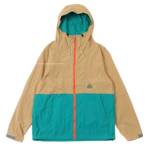 CHUMS(チャムス)Camp Field Hoodie -Beige/Teal/S/CH04-1338  ウィンドブレーカー男性用 アウター アウトドアウェア　ジャケット｜od-yamakei