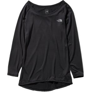 THE NORTH FACE(ザ・ノースフェイス) ロングスリーブドライクルー/K/L NUW11521  長袖シャツ トップス レディースインナーウェアトップス｜od-yamakei