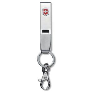 Victorinox Swiss Army ビクトリノックス ベルトハンガー 63069 シルバー キーホルダー キーリング ファッション メンズファッション 財布｜od-yamakei