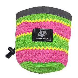 Evolv イボルブ KNIT CHALK BAG/LILY ev-cb-nit-10 クライミングチョーク アウトドア 釣り 旅行用品 キャンプ チョークバッグ ロープバッグ