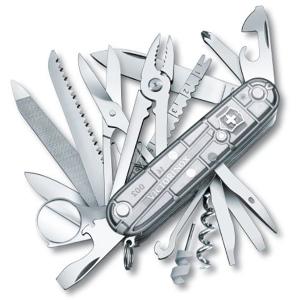 Victorinox Swiss Army ビクトリノックス スイスチャンプ・シルバーテック 64204 シルバー ナイフ ツール アウトドア 釣り 旅行用品 マルチツール｜od-yamakei