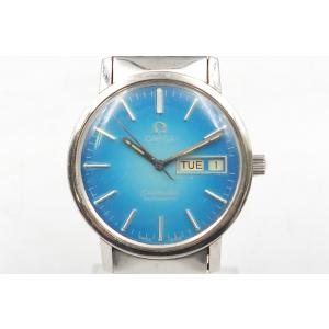 OMEGA オメガ シーマスター Cal.1020 ブルー文字盤 自動巻き腕時計｜odakeya
