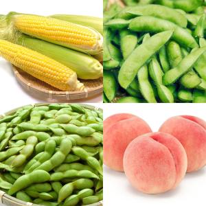 ≪セール≫夏の味覚セット 数量限定！ 送料無料 旬 桃 枝豆 とうもろこし お買い得 百貨店 ｜離島を除く本州のみのお届け ※準備ができ次第お届け