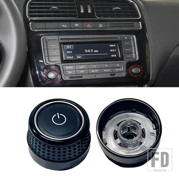 【並行輸入品】1/2個 車ダッシュボードコントロールボタン ディスプレイ画面 スタートスイッチ ラジ...