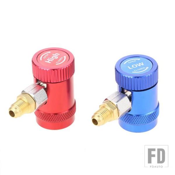 【並行輸入品】2個 R-1234YF ハイ/ローカプラ カーエアコンコネクタアダプタ M12MMオス...