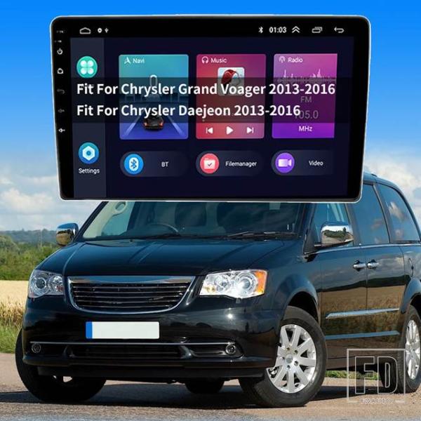 【並行輸入品】クライスラータウン＆カントリーダッジグランドキャラバン用9インチカーラジオGPSフェイ...