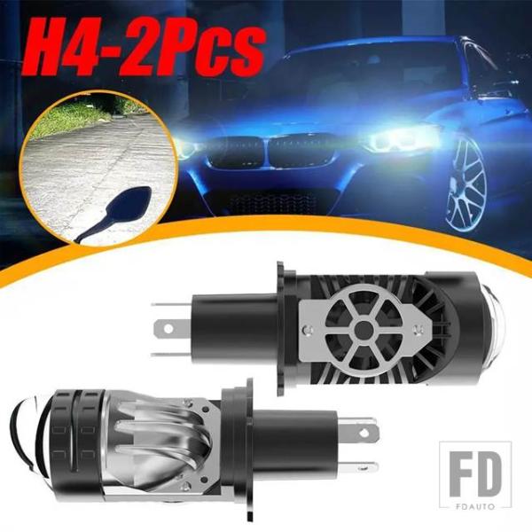 【並行輸入品】H4プロジェクターレンズLED車ヘッドライトバルブ30000LM 150Wターボオート...
