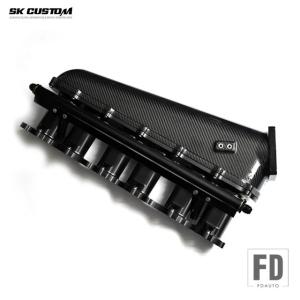 並行輸入品 M カーボンインテークマニホールド トヨタ 2JZ 1JZエンジン 吸気 100MMスロットルボディ