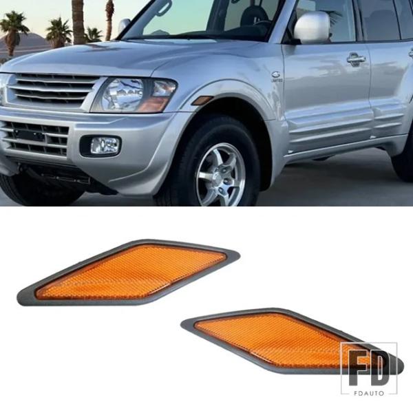 並行輸入品 三菱 パジェロ モンテロ V75W 2000 2001-2003 フロントサイドリフレク...
