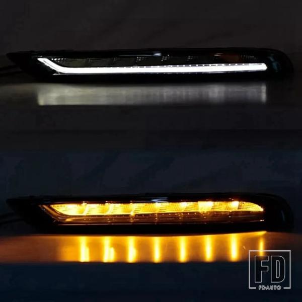 並行輸入品 #32Z ポルシェ マカン 95B 用 LED DRL デイタイム  ペアABS