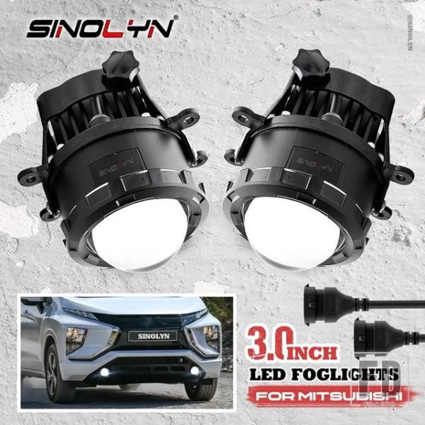 【並行輸入品】三菱 6000 18K LED ロービームフォグランプ アウトランダー/パジェロ/L2...