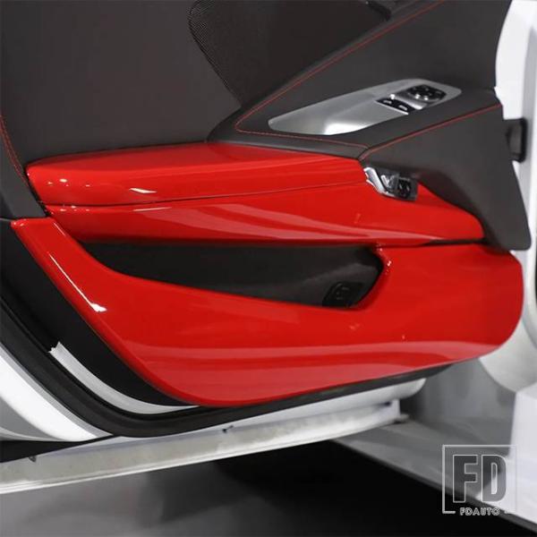 【並行輸入品】シボレー 赤コルベット C8 スティングレイ Z51 Z06 2020-23 ドア抗キ...