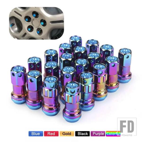 【並行輸入品】R40 スタイル 44mmホイールナット M12X1.5/1.25 レーシングラグナッ...