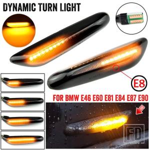 【並行輸入品】BMW ダイナミック LED フェンダーライトサイドマーカー E60 E61 E90 E91 E87 E81 E83 E84 E88 E92 E93 E82 E46 1 3 5シリーズ X1 X3 2004 2010