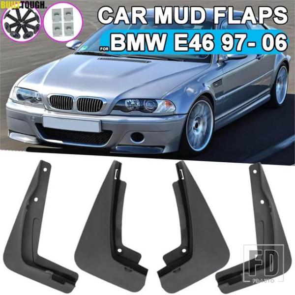 【並行輸入品】BMW 4個 フロントリアマッドフラップスプラッシュガードフェンダーマッドガード 3シ...