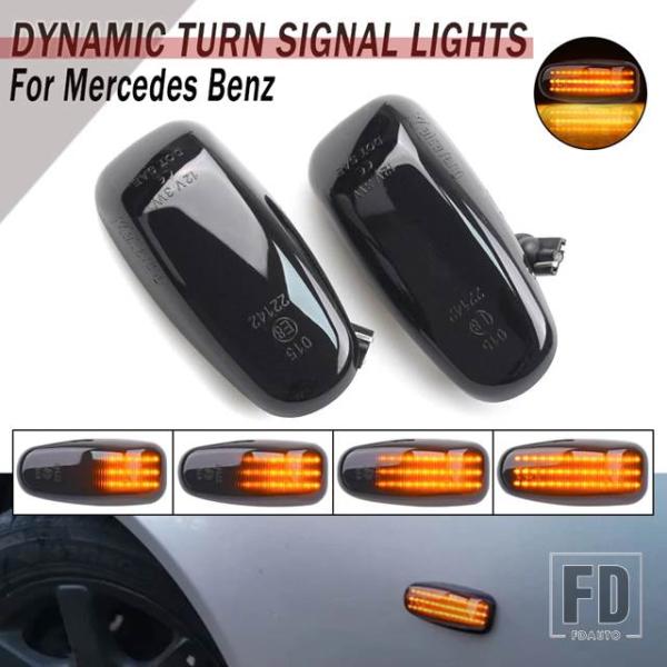 【並行輸入品】メルセデスベンツ サイドマーカーウィンカーインジケーター LED ダイナミックライトシ...