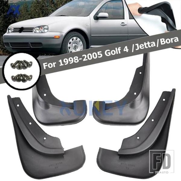 【並行輸入品】OE スタイル車マッドフラップフェンダー 1998-2005  VW ゴルフ 4 MK...