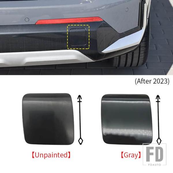 【並行輸入品】BMW U11 U12 リアバンパー牽引フックカバーキャップアクセサリー黒 X1 20...