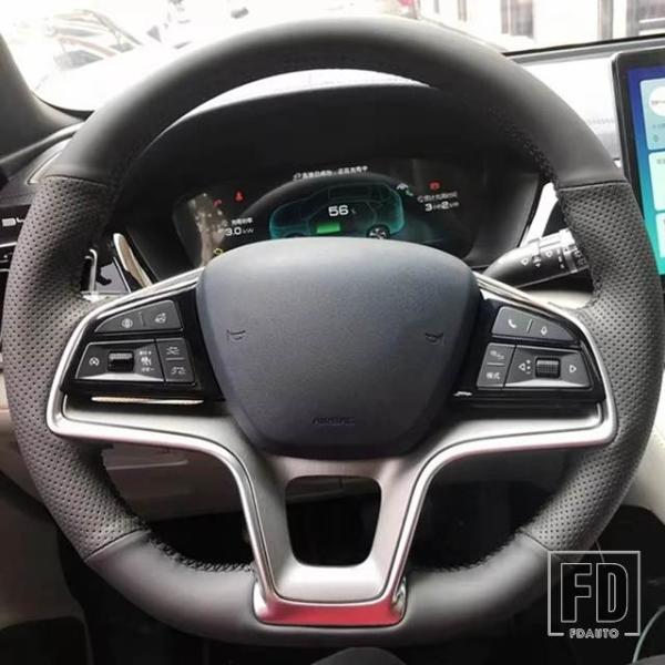 【並行輸入品】シボレー カスタム本革ステアリングホイールカバーブレイザー 19-22 シルバラード ...