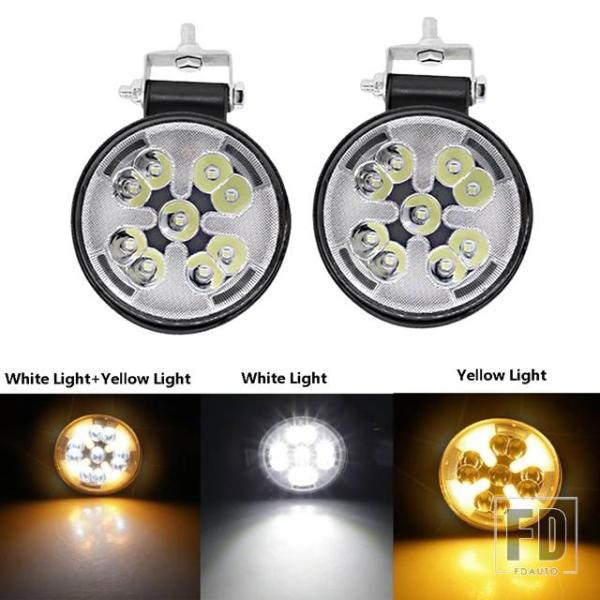 【並行輸入品】2個 3.3インチ 63 ワット LED ワークライトバースポットポッドフォグランプオ...