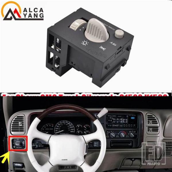 【並行輸入品】シボレー ヘッドライトスイッチダッシュディマーライトスイッチ 93443101 アスト...