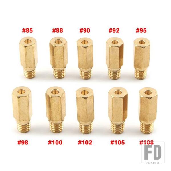 【並行輸入品】10ピース/セット M5 ジェットメインキャブレター 85 88 90 92 95 9...